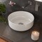 Alfi Brand ALFI brand ABC907-W White 15" Round Above Mount Ceramic Sink ABC907-W - alternate 1